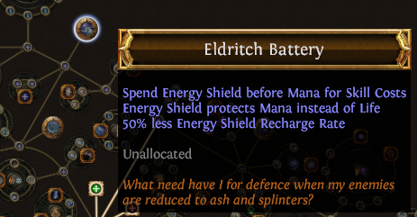 Eldritch Battery PoE