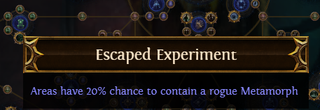 Escaped Experiment PoE