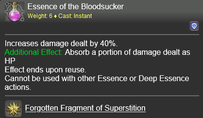 Essence of the Bloodsucker FFXIV