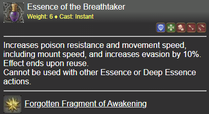 Essence of the Breathtaker FFXIV