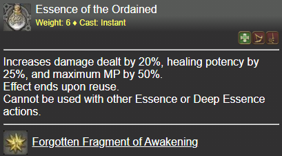 Essence of the Ordained FFXIV