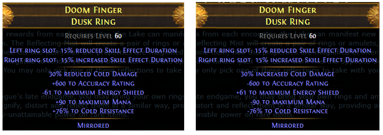 Example 2: Reflect a rare Ring