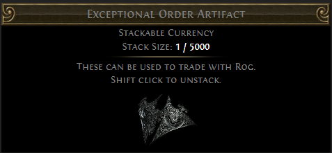 Exceptional Order Artifact PoE