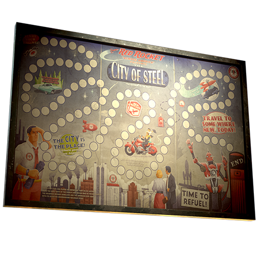 Framed City of Steel Gameboard