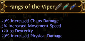 Fangs of the Viper PoE