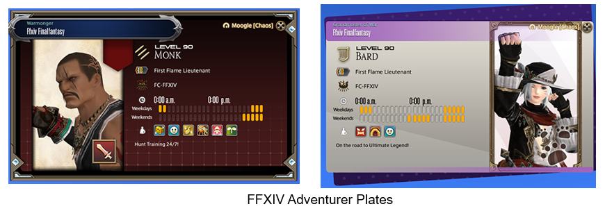 FFXIV Adventurer Plates