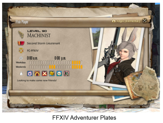 FFXIV Adventurer Plates