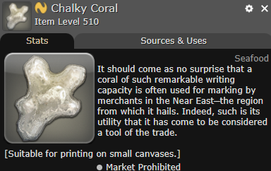 FFXIV Chalky Coral