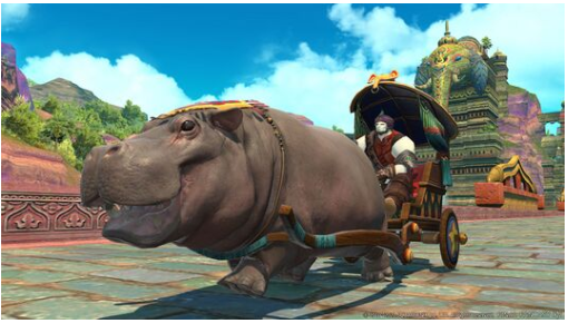 FFXIV Hippo Cart