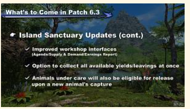 FFXIV Island Sanctuary Changes 6.3