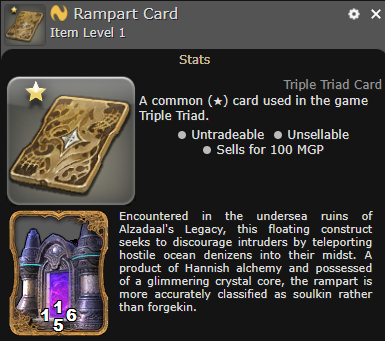 Rampart Card