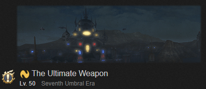 FFXIV The Ultimate Weapon