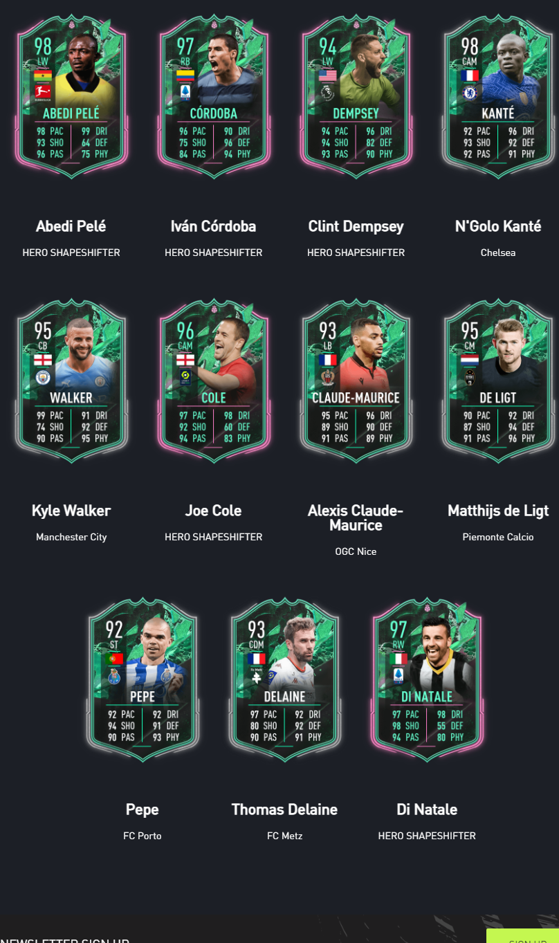 FIFA 22 Shapeshifters Team 4