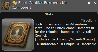 Final Conflict Framer's Kit