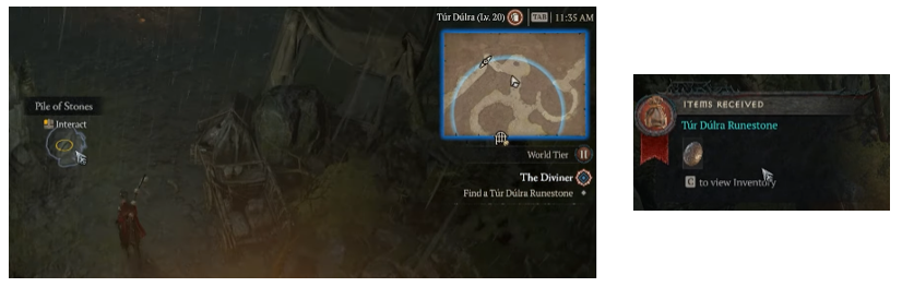 Find a Tur Dulra Runestone - Diablo 4