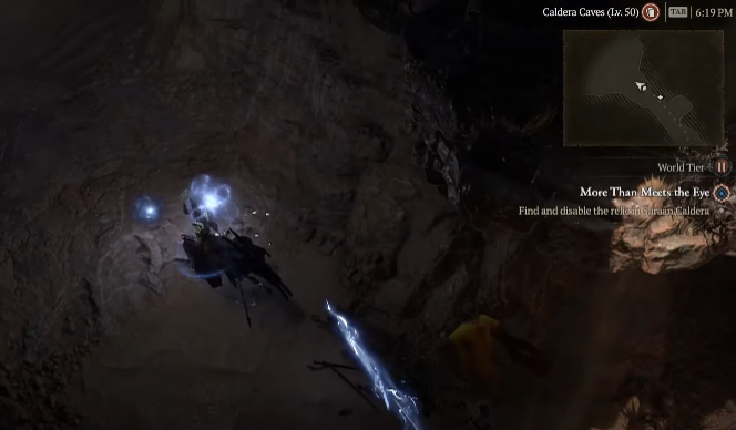 Find and disable the Relic in Saraan Caldera - Diablo 4