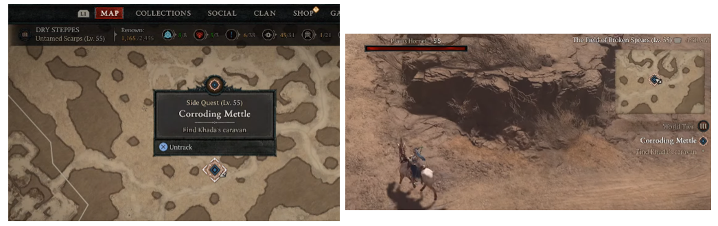 Find Khada's caravan - Diablo 4