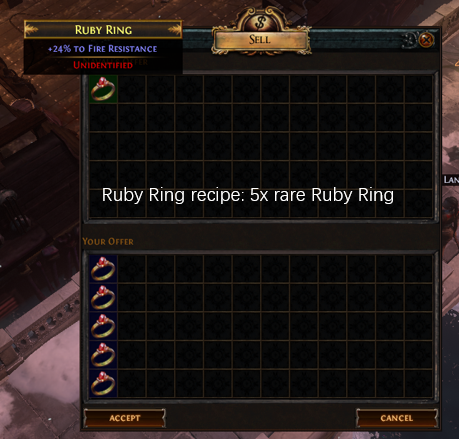 Five rare Ruby Ring recipe