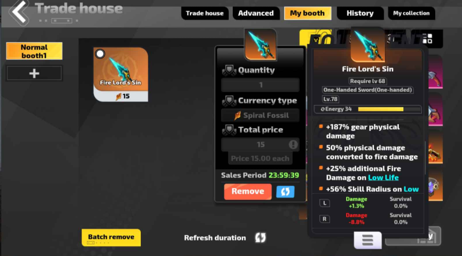 How to buy Flame Elementium in Auction House