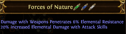 Forces of Nature PoE