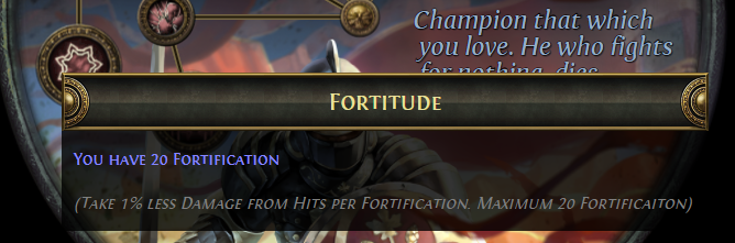 Fortitude You 20 Fortification