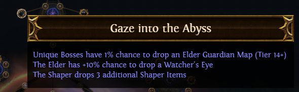 Gaze into the Abyss PoE