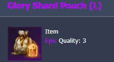 Lost Ark Glory Shard Pouch (L)