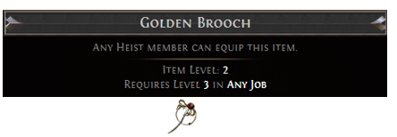 Golden Brooch