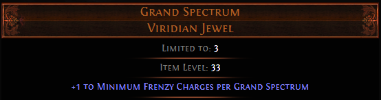Grand Spectrum Viridian Jewel PoE