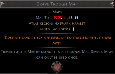 Grave Trough Map PoE
