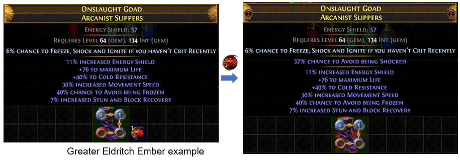 Greater Eldritch Ember example