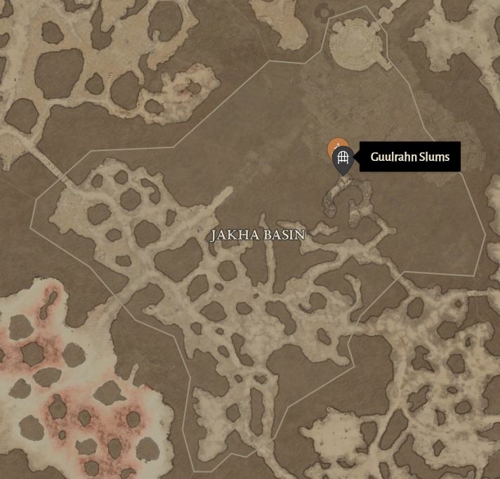 Guulrahn Slums Diablo 4 Location