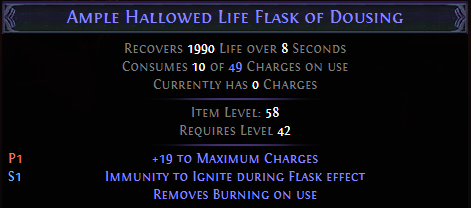 Hallowed Life Flask