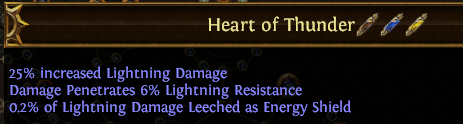 Heart of Thunder PoE