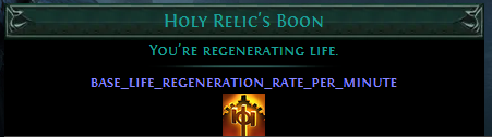 Holy Relic's Boon