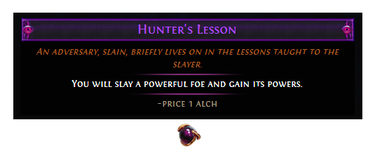 Hunter's Lesson