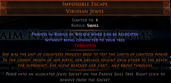 Impossible Escape PoE