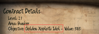 Initial Golden Xoplotli Idol