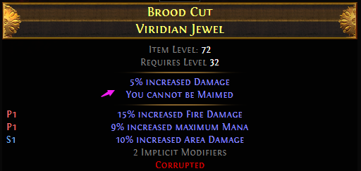 Jewel with a Corrupted Implicit Modifier