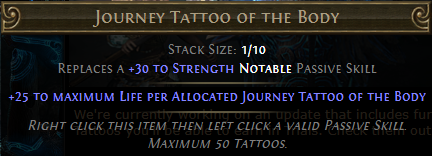 Journey Tattoo of the Body
