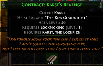 Contract: Karst's Revenge