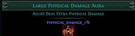 Large Physical Damage Aura
