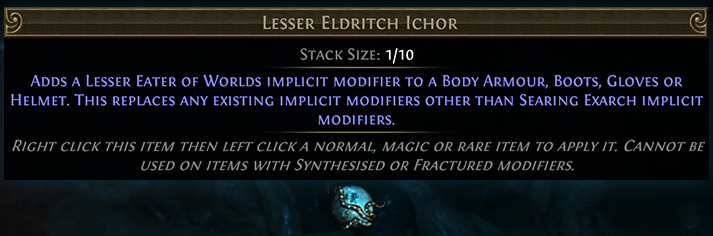 Lesser Eldritch Ichor PoE