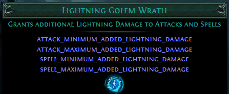 Lightning Golem Wrath