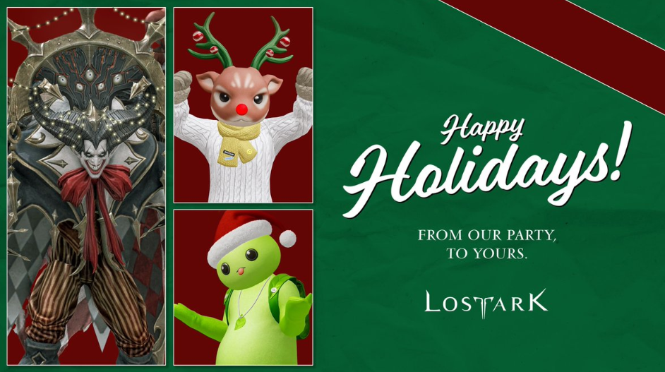 Lost Ark Merry Christmas and happy holidays 2022