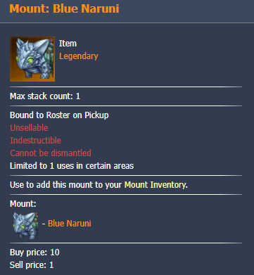 Lost Ark Mount: Blue Naruni