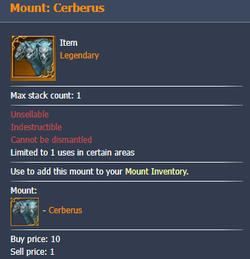 Lost Ark Mount: Cerberus