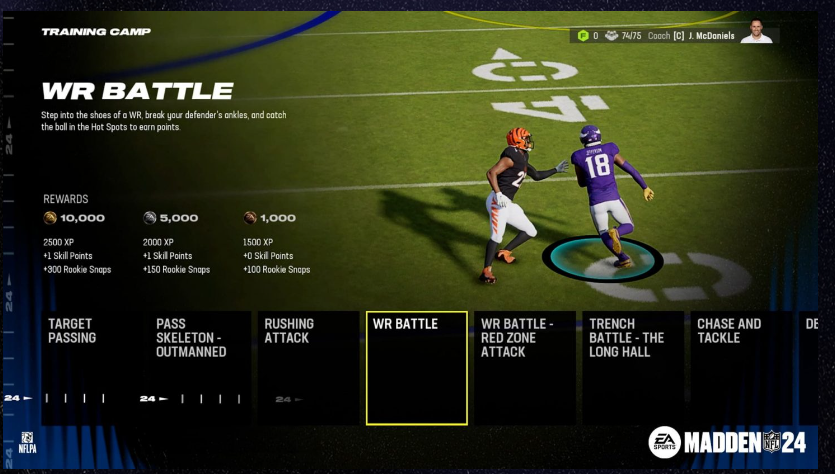 Madden 24 Training Camp
