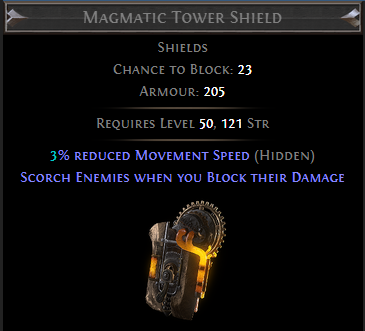 Magmatic Tower Shield