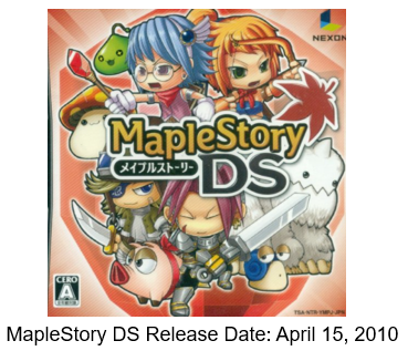 MapleStory DS Release Date